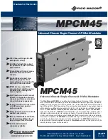 Pico Macom MPCM45 Specifications preview