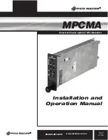 Pico Macom MPCMA Installation And Operation Manual preview