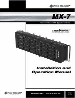 Pico Macom MX-7 Installation And Operation Manual preview