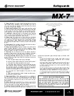 Preview for 3 page of Pico Macom MX-7 Installation And Operation Manual