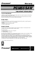 Preview for 3 page of Pico Macom PCM55SAW Installation And Operation Manual