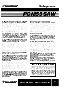 Preview for 5 page of Pico Macom PCM55SAW Installation And Operation Manual