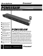 Preview for 6 page of Pico Macom PCM55SAW Installation And Operation Manual