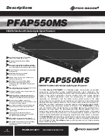 Preview for 4 page of Pico Macom PFAP550MS Installation And Operation Manual