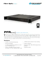 Предварительный просмотр 1 страницы Pico Macom PFR-2 Specifications