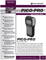 Pico Macom PICO-PRO Specifications preview