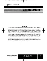 Preview for 3 page of Pico Macom PICO-PRO User Manual