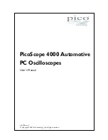 Pico Macom PicoScope 4000 Series User Manual preview