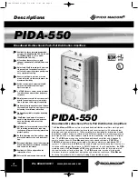 Preview for 4 page of Pico Macom PIDA-550 Installation And Operation Manual