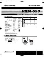 Preview for 5 page of Pico Macom PIDA-550 Installation And Operation Manual