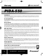 Preview for 8 page of Pico Macom PIDA-550 Installation And Operation Manual