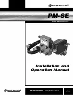 Preview for 1 page of Pico Macom PM-SE Installation And Operation Manual