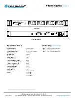 Preview for 2 page of Pico Macom PRR-1 Specifications