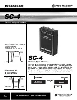 Preview for 2 page of Pico Macom SC-4 Installation And Operation Manual