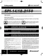 Preview for 2 page of Pico Macom SPI-14/18-2150 Installation And Operation Manual