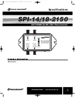 Preview for 5 page of Pico Macom SPI-14/18-2150 Installation And Operation Manual