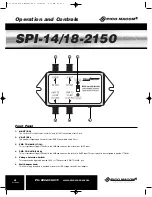 Preview for 6 page of Pico Macom SPI-14/18-2150 Installation And Operation Manual