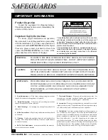 Preview for 2 page of Pico Macom SSP-10/2150A Installating And Operation Manual