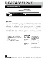 Предварительный просмотр 4 страницы Pico Macom SSP-10/2150A Installating And Operation Manual