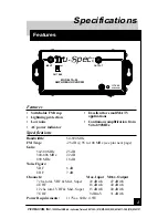 Предварительный просмотр 5 страницы Pico Macom TA-25 Installation And Operation Manual