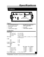 Предварительный просмотр 5 страницы Pico Macom TA-36 Installation And Operation Manual