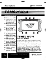 Preview for 2 page of Pico Macom TSMS-2150-4 Installation And Operation Manual