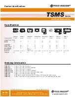 Preview for 2 page of Pico Macom TSMS-2150-4 Specifications