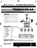 Preview for 3 page of Pico Macom TSMS-2150-4A Installation And Operation Manual