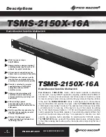 Preview for 4 page of Pico Macom TSMS-2150X-16A Installation And Operation Manual