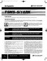 Preview for 2 page of Pico Macom TSMS-5/16RK Installation And Operation Manual