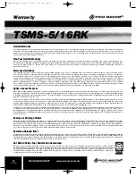 Preview for 8 page of Pico Macom TSMS-5/16RK Installation And Operation Manual