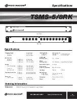 Предварительный просмотр 5 страницы Pico Macom TSMS-5 Installation And Operation Manual