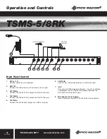 Предварительный просмотр 6 страницы Pico Macom TSMS-5 Installation And Operation Manual