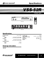 Preview for 5 page of Pico Macom VSS-52R Installation And Operation Manual