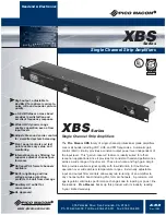 Preview for 1 page of Pico Macom XBS Specifications