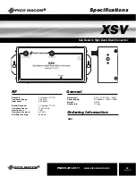 Preview for 5 page of Pico Macom XSV Installation And Operation Manual