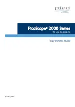 Предварительный просмотр 1 страницы pico Technology PicoScope 2000 Series Programmer'S Manual