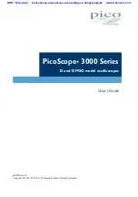 Предварительный просмотр 1 страницы pico Technology PicoScope 3000 Series User Manual