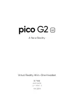 Preview for 1 page of PICO G2 4K User Manual