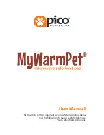 PICO MyWarmPet User Manual предпросмотр