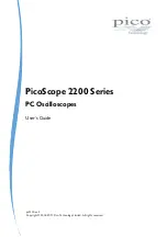 PICO PicoScope 2200 Series User Manual preview