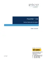 Preview for 1 page of PICO PicoVNA 106 User Manual