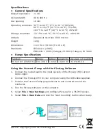 Предварительный просмотр 2 страницы PICO TA138 Operating Instructions