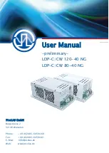 PICOLAS LDP-C 120-40 NG User Manual preview