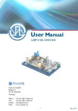 PICOLAS LDP-V 03-100 V4.0 User Manual preview