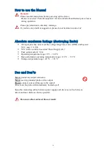 Preview for 3 page of PICOLAS LDP-VRM 045-12 CA User Manual