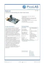 Предварительный просмотр 3 страницы PICOLAS PLCS-21 User Manual