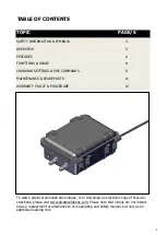 Preview for 2 page of PICOTE 6100000020 Operating & Safety Manual