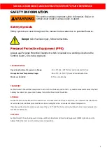 Preview for 3 page of PICOTE 6100000020 Operating & Safety Manual