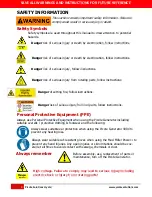 Preview for 3 page of PICOTE New Boy EPS133TDE Owner'S Operation & Safety Manual